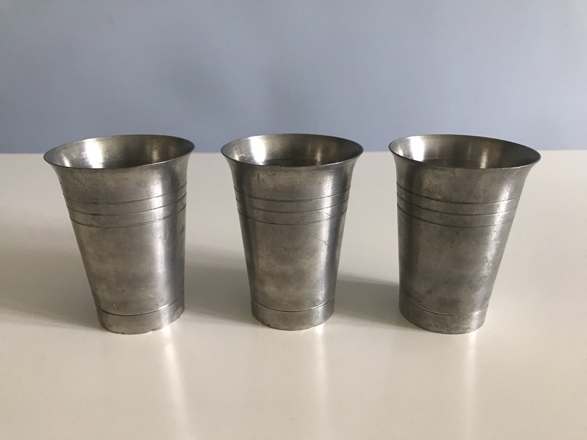 Poharak (3 db), ón, kisebb (10 cm)