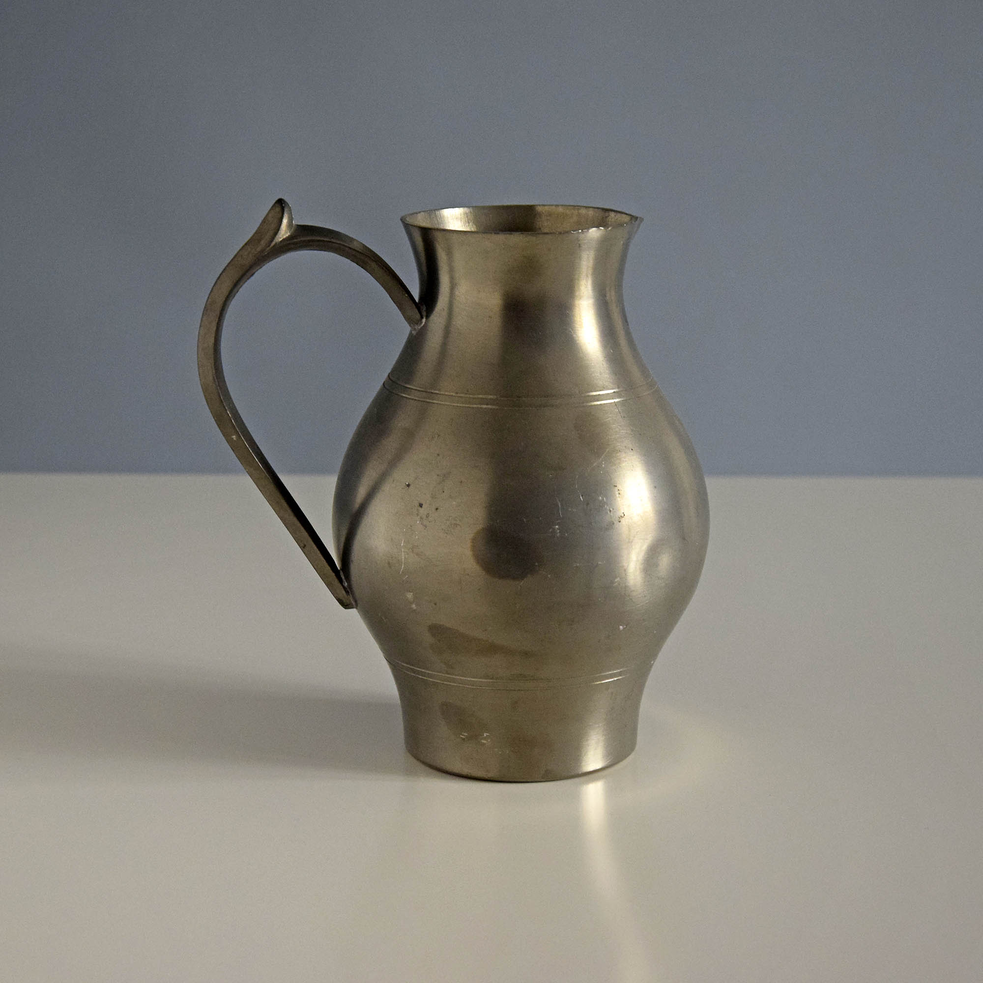 Kiöntő/kancsó, ón (19 cm)