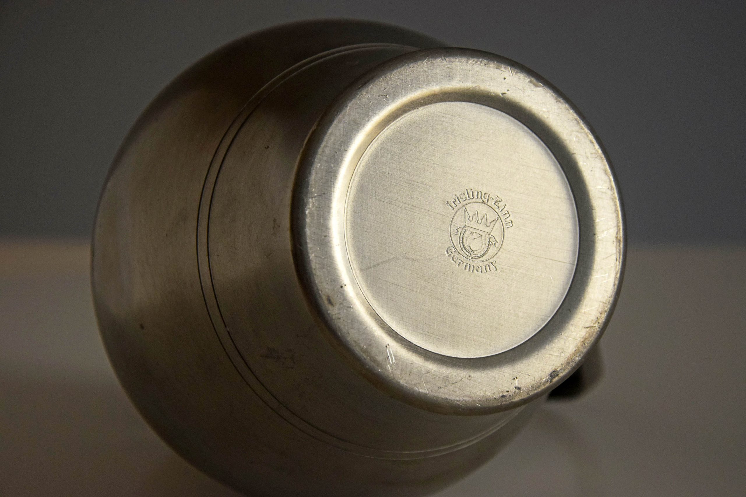Kiöntő/kancsó, ón (19 cm) - Image 5