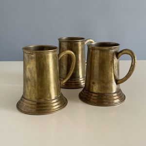 Söröskorsó/krigli készlet rézből - 13 cm (3 db)