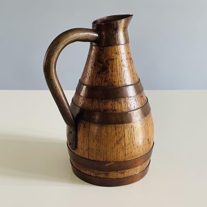 Kancsó, boroskancsó, holland típusú, fából, nagyobb méretű (27 cm)